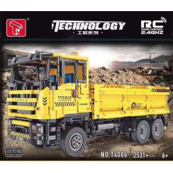 TA GAOLE T4006 4006 non  KỸ THUẬT XE TẢI TỰ ĐỔ bộ đồ chơi xếp lắp ráp ghép mô hình  TECHNOLOGY Kỹ Thuật Công Nghệ Cao Mô Hình Phương Tiện 2531 khối