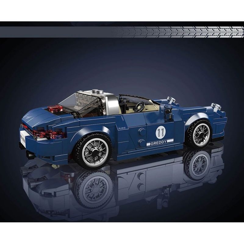 MouldKing 27040 Mould King 27040 non  PORSCHE 911 TARGA bộ đồ chơi xếp lắp ráp ghép mô hình Speed Champions Racing Cars Đua Xe Công Thức 366 khối