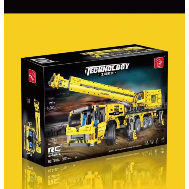 TA GAOLE T4004 4004 non  KỸ THUẬT CẦN CẨU BÁNH LỐP bộ đồ chơi xếp lắp ráp ghép mô hình  TECHNOLOGY Kỹ Thuật Công Nghệ Cao Mô Hình Phương Tiện 3711 khối