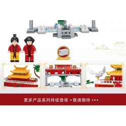 MINGDI 58027 non  QUẢNG TRƯỜNG THIÊN AN MÔN bộ đồ chơi xếp lắp ráp ghép mô hình Creator Sáng Tạo 501 khối