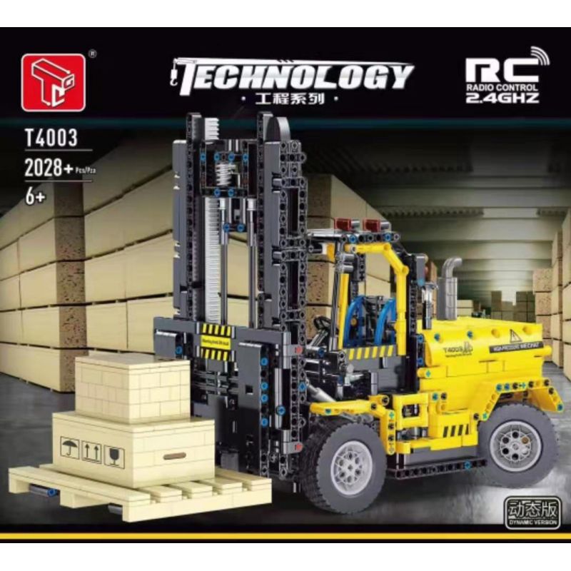 TA GAOLE T4003 4003 non  KỸ THUẬT XE NÂNG HẠNG NẶNG bộ đồ chơi xếp lắp ráp ghép mô hình  TECHNOLOGY Kỹ Thuật Công Nghệ Cao Mô Hình Phương Tiện 2028 khối