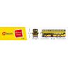 ROYAL TOYS RT39 non  XE BUÝT THÀNH PHỐ HỒNG KÔNG REGAL B8L bộ đồ chơi xếp lắp ráp ghép mô hình City CITY STORY CITYBUS VOLVO B8L 1339 khối