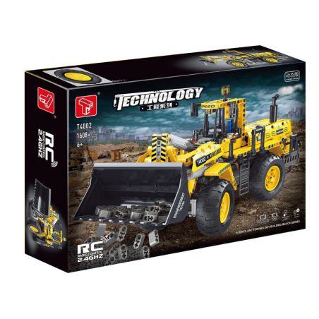 TA GAOLE T4002 4002 non  KỸ THUẬT: FRONT LOADER bộ đồ chơi xếp lắp ráp ghép mô hình  TECHNOLOGY Kỹ Thuật Công Nghệ Cao Mô Hình Phương Tiện 1608 khối