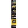 TA GAOLE T4002 4002 non  KỸ THUẬT: FRONT LOADER bộ đồ chơi xếp lắp ráp ghép mô hình  TECHNOLOGY Kỹ Thuật Công Nghệ Cao Mô Hình Phương Tiện 1608 khối