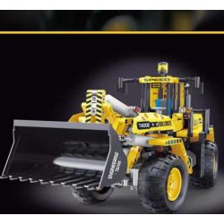 TA GAOLE T4002 4002 non  KỸ THUẬT: FRONT LOADER bộ đồ chơi xếp lắp ráp ghép mô hình  TECHNOLOGY Kỹ Thuật Công Nghệ Cao Mô Hình Phương Tiện 1608 khối