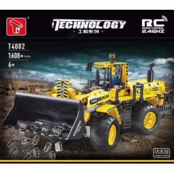 TA GAOLE T4002 4002 non  KỸ THUẬT: FRONT LOADER bộ đồ chơi xếp lắp ráp ghép mô hình  TECHNOLOGY Kỹ Thuật Công Nghệ Cao Mô Hình Phương Tiện 1608 khối