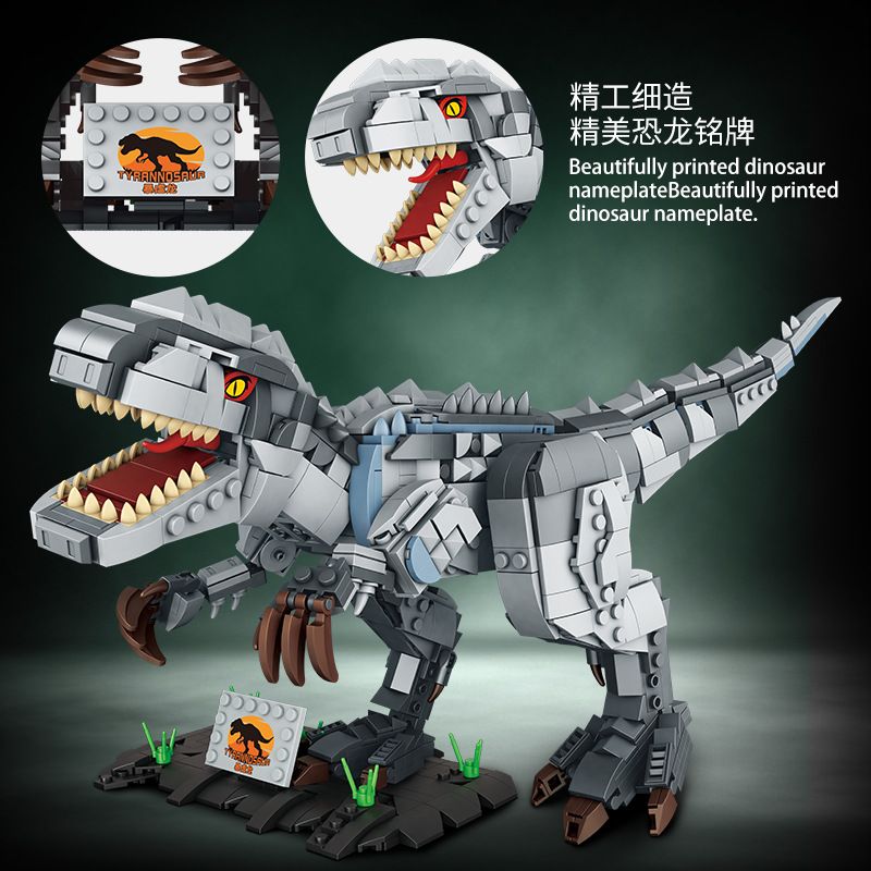 FORANGE FC6252 6252 non  RỒNG ĐỘC bộ đồ chơi xếp lắp ráp ghép mô hình Dino TYRANNOSAUR Khủng Long 993 khối FORANGE FC6252 6252 non  RỒNG ĐỘC bộ đồ chơi xếp lắp ráp ghép mô hình Dino TYRANNOSAUR Khủng Long 993 khối