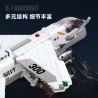 JIESTAR 61044 non  MÁY BAY CƯỜNG KÍCH A-7 bộ đồ chơi xếp lắp ráp ghép mô hình Military Army A-7 ATTACK AIRCRAFT Quân Sự Bộ Đội 683 khối