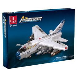 JIESTAR 61044 non  MÁY BAY CƯỜNG KÍCH A-7 bộ đồ chơi xếp lắp ráp ghép mô hình Military Army A-7 ATTACK AIRCRAFT Quân Sự Bộ Đội 683 khối