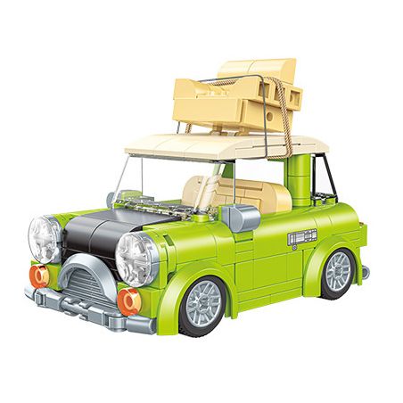 JAKI JK8307 8307 non  XE NHỎ SOFA bộ đồ chơi xếp lắp ráp ghép mô hình Racers SOFA MINI CAR Đua Tốc Độ