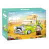 JAKI JK8307 8307 non  XE NHỎ SOFA bộ đồ chơi xếp lắp ráp ghép mô hình Racers SOFA MINI CAR Đua Tốc Độ
