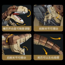 FORANGE FC6251 6251 non  TYRANNOSAURUS REX bộ đồ chơi xếp lắp ráp ghép mô hình Dino Khủng Long 939 khối FORANGE FC6251 6251 non  TYRANNOSAURUS REX bộ đồ chơi xếp lắp ráp ghép mô hình Dino Khủng Long 939 khối