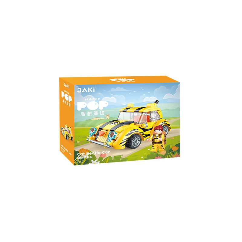 JAKI JK8306 8306 non  BỌ MÈO bộ đồ chơi xếp lắp ráp ghép mô hình Racers CAT BEETLE VAR Đua Tốc Độ