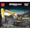 TA GAOLE T4001 4001 non  KỸ THUẬT: MÁY XÚC bộ đồ chơi xếp lắp ráp ghép mô hình  TECHNOLOGY Kỹ Thuật Công Nghệ Cao Mô Hình Phương Tiện 2068 khối