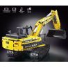 TA GAOLE T4001 4001 non  KỸ THUẬT: MÁY XÚC bộ đồ chơi xếp lắp ráp ghép mô hình  TECHNOLOGY Kỹ Thuật Công Nghệ Cao Mô Hình Phương Tiện 2068 khối