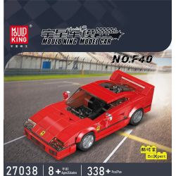 MouldKing 27038 Mould King 27038 non  FERRARI F40 bộ đồ chơi xếp lắp ráp ghép mô hình Speed Champions Racing Cars Đua Xe Công Thức 338 khối