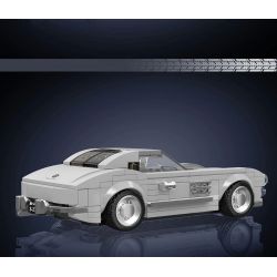 MouldKing 27037 Mould King 27037 non  MERCEDES-BENZ 300SL bộ đồ chơi xếp lắp ráp ghép mô hình Speed Champions Racing Cars Đua Xe Công Thức 322 khối