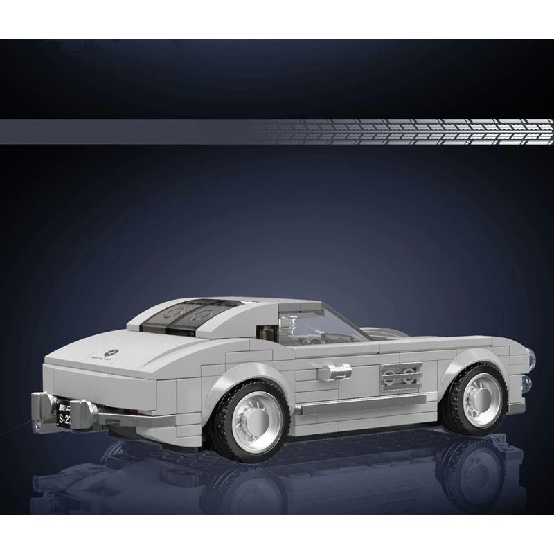 MouldKing 27037 Mould King 27037 non  MERCEDES-BENZ 300SL bộ đồ chơi xếp lắp ráp ghép mô hình Speed Champions Racing Cars Đua Xe Công Thức 322 khối