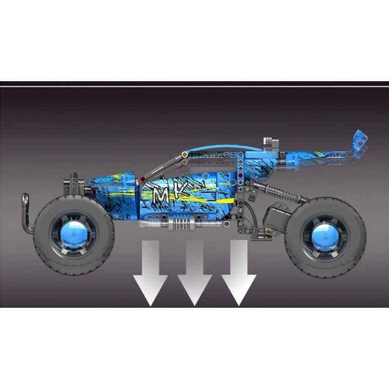 MouldKing 18019A 18019B Mould King 18019A 18019B non  BÃO bộ đồ chơi xếp lắp ráp ghép mô hình  HURRICANE Kỹ Thuật Công Nghệ Cao Mô Hình Phương Tiện 708 khối