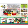ROYAL TOYS RT34 non  GIAN HÀNG CHỢ HỒNG KÔNG bộ đồ chơi xếp lắp ráp ghép mô hình City CITY STORY MARKET VEGETABLE STALL Thành Phố 160 khối