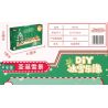 WOMA C0376 0376 non  CẢNH TUYẾT GIÁNG SINH bộ đồ chơi xếp lắp ráp ghép mô hình SNOW SCENE CHRISTMAS 826 khối