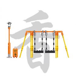 ROYAL TOYS RT31 non  CHƠI XÍCH ĐU bộ đồ chơi xếp lắp ráp ghép mô hình City CITY STORY PLAYGROUND SWING Thành Phố 87 khối