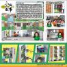 ROYAL TOYS RT29 non  KHU NHÀ ??? CÔNG CỘNG WAH FU bộ đồ chơi xếp lắp ráp ghép mô hình City CITY STORY PUBLIC HOUSING Thành Phố 411 khối