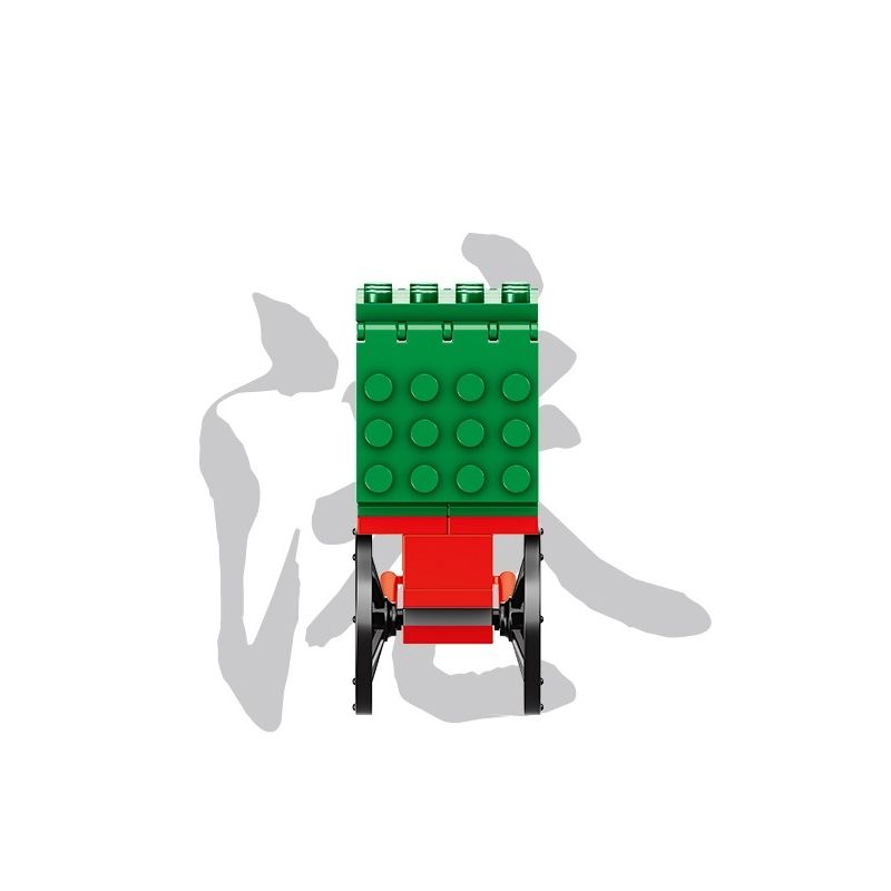 ROYAL TOYS RT28 non  XE KÉO bộ đồ chơi xếp lắp ráp ghép mô hình City CITY STORY RICKSHAW Thành Phố 47 khối