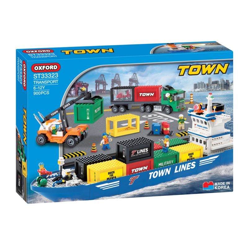 OXFORD TPO3251 3251 TPO82000 82000 ST33323 33323 WOMA J5670 5670 non  PHƯƠNG TIỆN DI CHUYỂN BẾN TÀU bộ đồ chơi xếp lắp ráp ghép mô hình City 항구시리즈 Thành Phố 801 khối