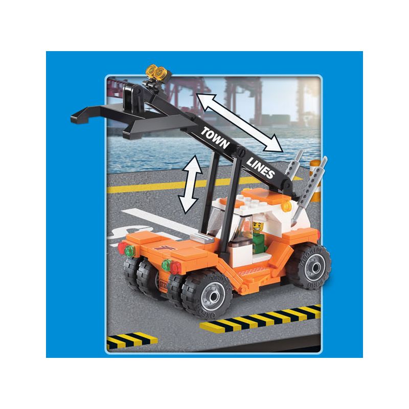 OXFORD TPO3251 3251 TPO82000 82000 ST33323 33323 WOMA J5670 5670 non  PHƯƠNG TIỆN DI CHUYỂN BẾN TÀU bộ đồ chơi xếp lắp ráp ghép mô hình City 항구시리즈 Thành Phố 801 khối