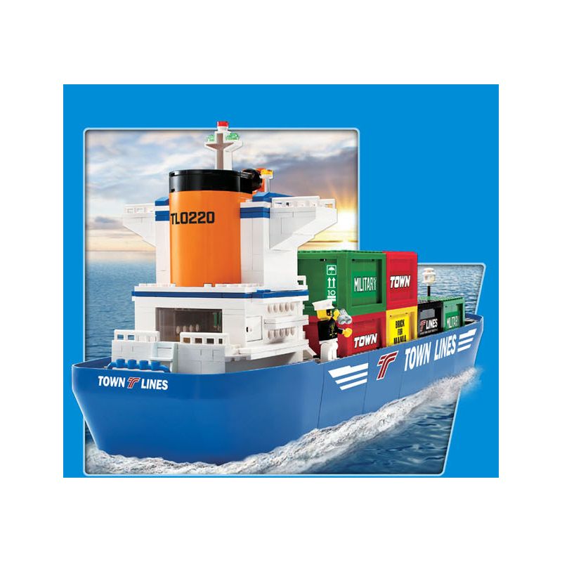 OXFORD TPO3251 3251 TPO82000 82000 ST33323 33323 WOMA J5670 5670 non  PHƯƠNG TIỆN DI CHUYỂN BẾN TÀU bộ đồ chơi xếp lắp ráp ghép mô hình City 항구시리즈 Thành Phố 801 khối