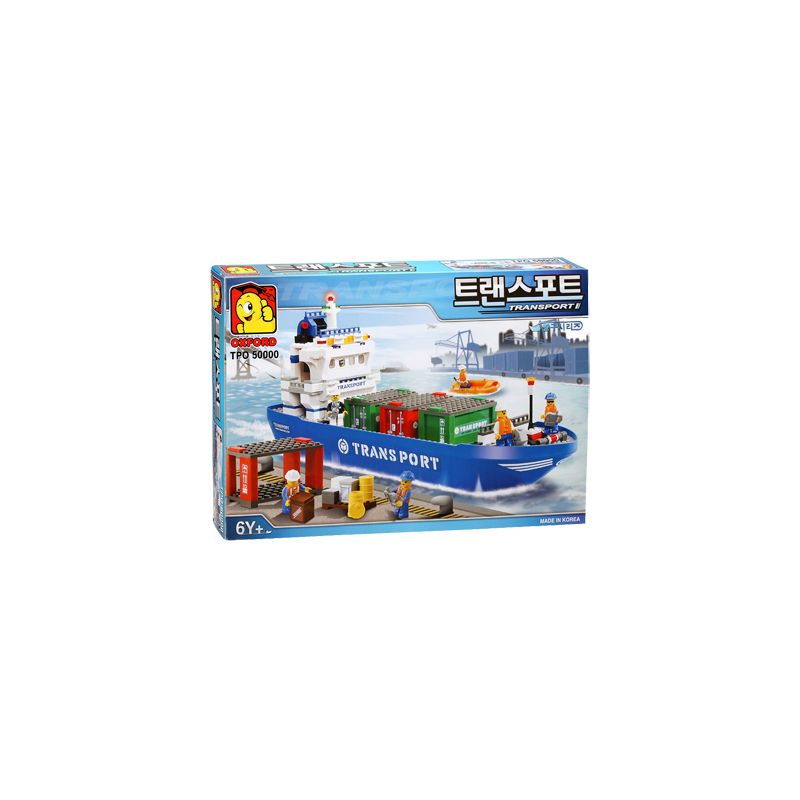 OXFORD TPO3253 3253 TPO50000 50000 non Lego VẬN CHUYỂN: TÀU CONTAINER bộ đồ chơi xếp lắp ráp ghép mô hình City 항구시리즈 Thành Phố