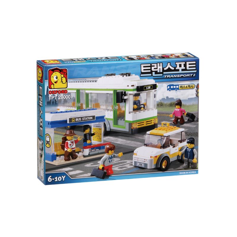 OXFORD TPT3255 3255 TPT28000 28000 non Lego PHƯƠNG TIỆN DI CHUYỂN XE BUÝT VÀ TAXI bộ đồ chơi xếp lắp ráp ghép mô hình City 트랜스포트 버스&택시 Thành Phố