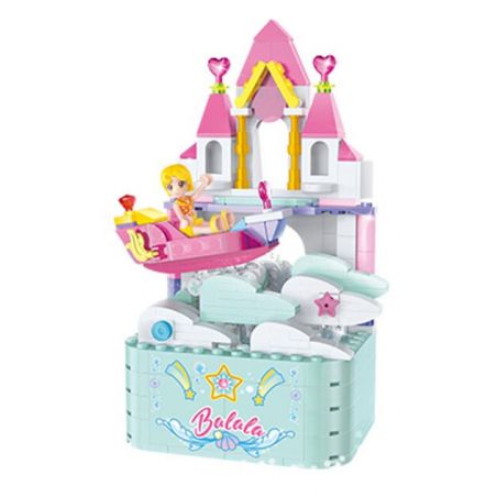 WISE BLOCK HA383104 383104 non  HỘP NHẠC SPACECRAFT MAGIC YUNZHONG bộ đồ chơi xếp lắp ráp ghép mô hình Balala The Fairies Các Nàng Tiên Nhỏ Tinh Nghịch 270 khối