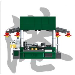 ROYAL TOYS RT25 non  GIAN HÀNG THỰC PHẨM bộ đồ chơi xếp lắp ráp ghép mô hình City CITY STORY DAI PAI DONG Thành Phố 262 khối