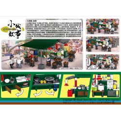 ROYAL TOYS RT25 non  GIAN HÀNG THỰC PHẨM bộ đồ chơi xếp lắp ráp ghép mô hình City CITY STORY DAI PAI DONG Thành Phố 262 khối