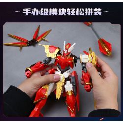 QMAN ENLIGHTEN KEEPPLEY 78003 78040 non  VINH QUANG CỦA CÁC VỊ VUA TÔN NGỘ KHÔNG-RED FLAME ZERO bộ đồ chơi xếp lắp ráp ghép mô hình Movie & Game Phim Và Trò Chơi