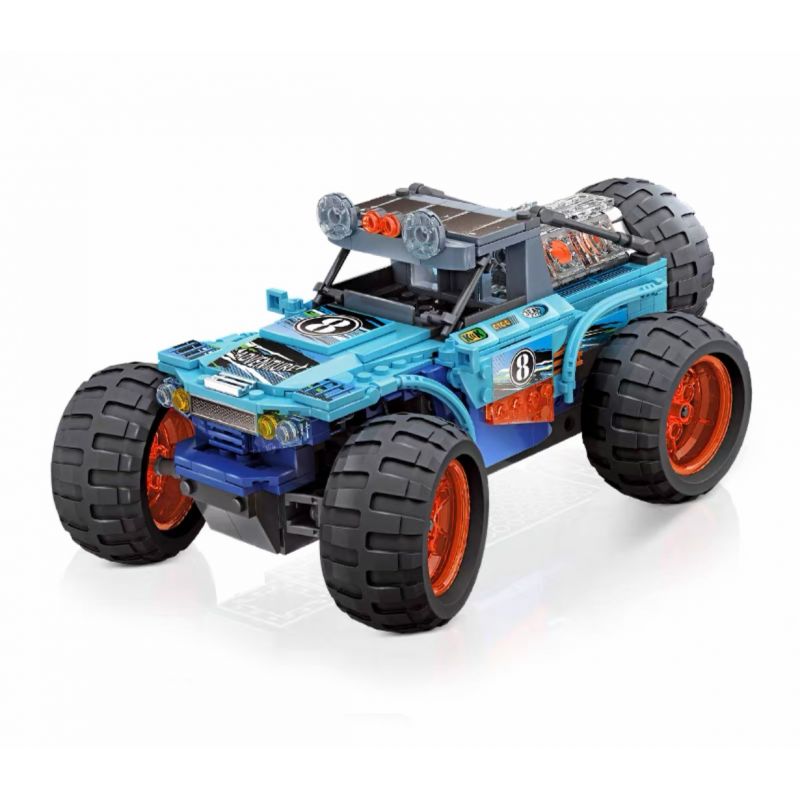 WISE BLOCK HA389901 389901 non Lego ĐIỀU KHIỂN TỪ XA XE OFF-ROAD bộ đồ chơi xếp lắp ráp ghép mô hình Racers Đua Tốc Độ 432 khối