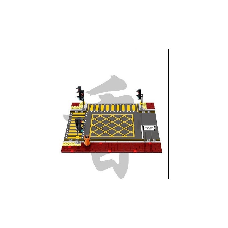 ROYAL TOYS RT23 non  ĐÈN GIAO THÔNG bộ đồ chơi xếp lắp ráp ghép mô hình City CITY STORY TRAFFIC LIGHT Thành Phố 190 khối