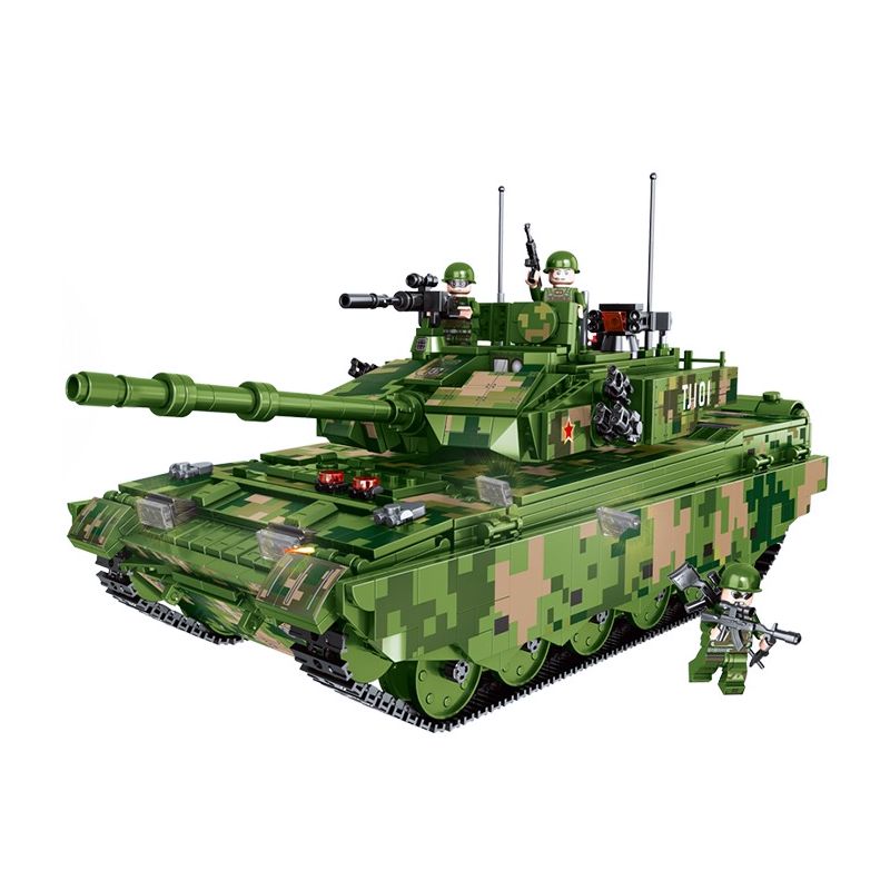 LWCK 90022 non Lego XE TĂNG CHIẾN ĐẤU CHỦ LỰC TRÊN ĐẤT LIỀN KIỂU 99 bộ đồ chơi xếp lắp ráp ghép mô hình Military Army TYPE 99 MAIN BATTLE TANK Quân Sự Bộ Đội 2056 khối