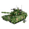 LWCK 90022 non  XE TĂNG CHIẾN ĐẤU CHỦ LỰC TRÊN ĐẤT LIỀN KIỂU 99 bộ đồ chơi xếp lắp ráp ghép mô hình Military Army TYPE 99 MAIN BATTLE TANK Quân Sự Bộ Đội 2056 khối