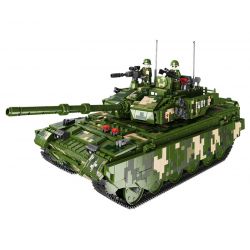 LWCK 90022 non  XE TĂNG CHIẾN ĐẤU CHỦ LỰC TRÊN ĐẤT LIỀN KIỂU 99 bộ đồ chơi xếp lắp ráp ghép mô hình Military Army TYPE 99 MAIN BATTLE TANK Quân Sự Bộ Đội 2056 khối