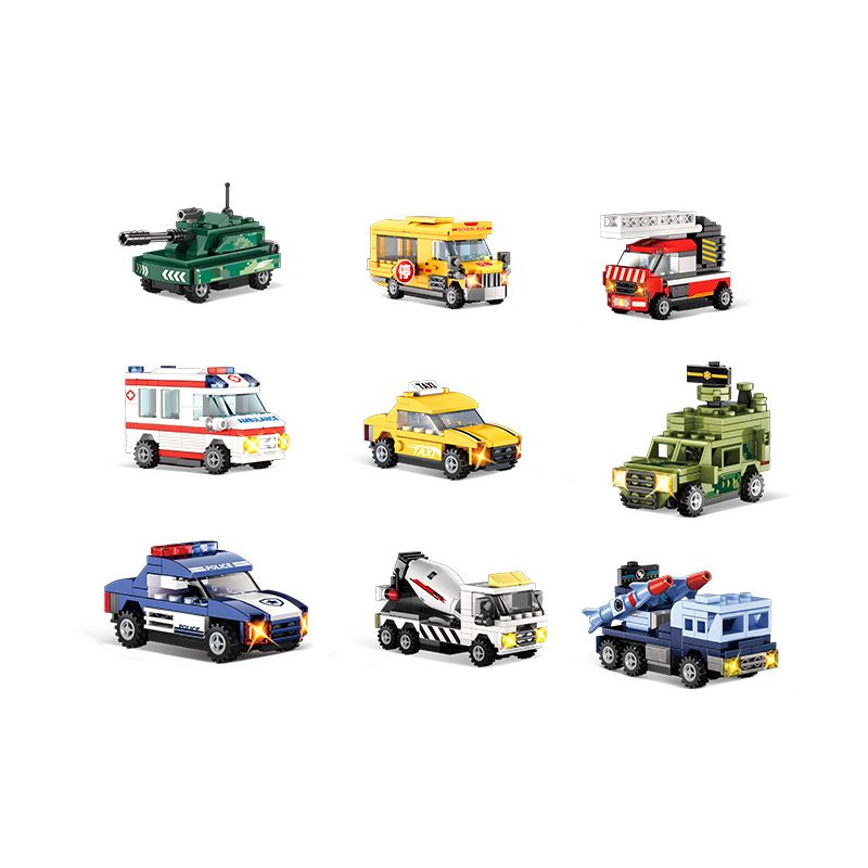WISE BLOCK HA389301 389301 non Lego TRỞ LẠI XE bộ đồ chơi xếp lắp ráp ghép mô hình Racers Đua Tốc Độ 721 khối