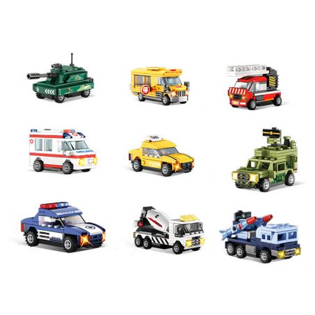 WISE BLOCK HA389301 389301 non  TRỞ LẠI XE bộ đồ chơi xếp lắp ráp ghép mô hình Racers Đua Tốc Độ 721 khối