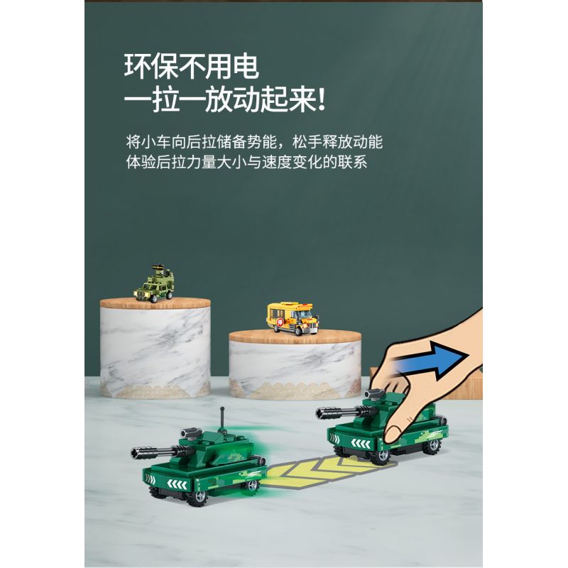 WISE BLOCK HA389301 389301 non  TRỞ LẠI XE bộ đồ chơi xếp lắp ráp ghép mô hình Racers Đua Tốc Độ 721 khối