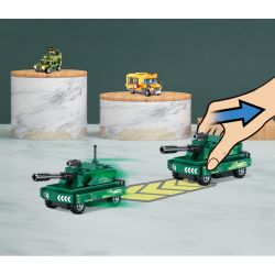 WISE BLOCK HA389301 389301 non  TRỞ LẠI XE bộ đồ chơi xếp lắp ráp ghép mô hình Racers Đua Tốc Độ 721 khối