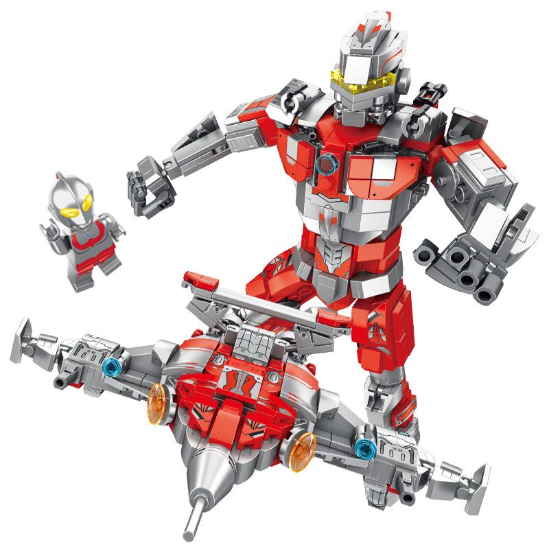 PanlosBrick 690021B 690021C 690021D 690021A Panlos Brick 690021B 690021C 690021D 690021A non  ULTRAMAN 4 MECHA AI LUO 1 THẾ HỆ ĐẦU TIÊN TYRO MALUF 777 SAIWEN HOUND ACE ATC bộ đồ chơi xếp lắp ráp ghép mô hình Vệ Binh Vũ Trụ Siêu Nhân Điện Quang 1721 khối