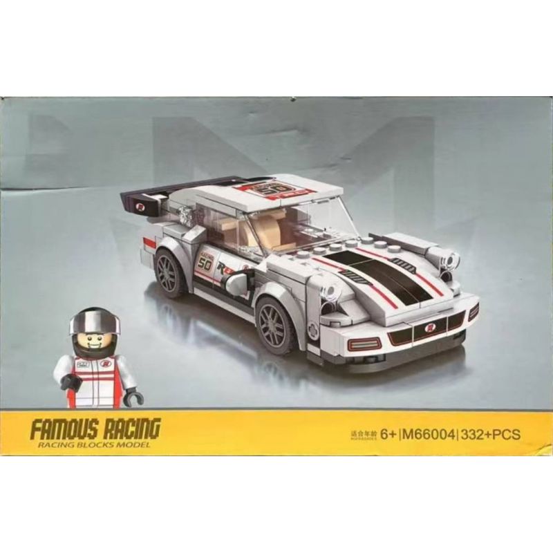 M66004 66004 JP 88018 non  PORSCHE bộ đồ chơi xếp lắp ráp ghép mô hình Speed Champions Racing Cars Đua Xe Công Thức 332 khối