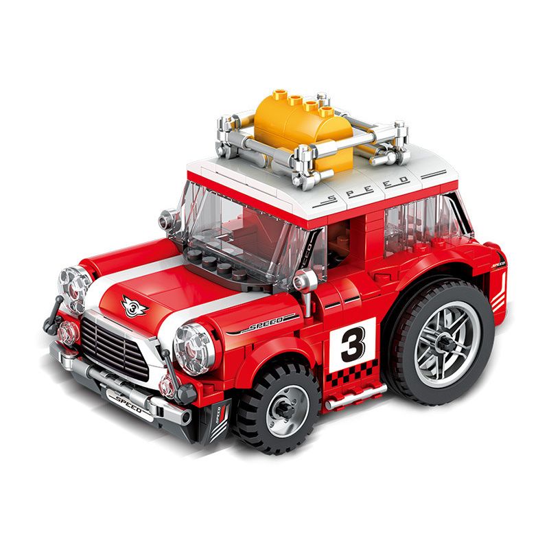 WISE BLOCK HA389104 389104 non Lego XE THỂ THAO MINI TỪ XA bộ đồ chơi xếp lắp ráp ghép mô hình Racers Đua Tốc Độ 293 khối