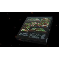 HENGTAI 92037 non  NGÔI NHÀ TRÊN CÂY BÁNH XE NƯỚC bộ đồ chơi xếp lắp ráp ghép mô hình TIMESPRITE 2432 khối